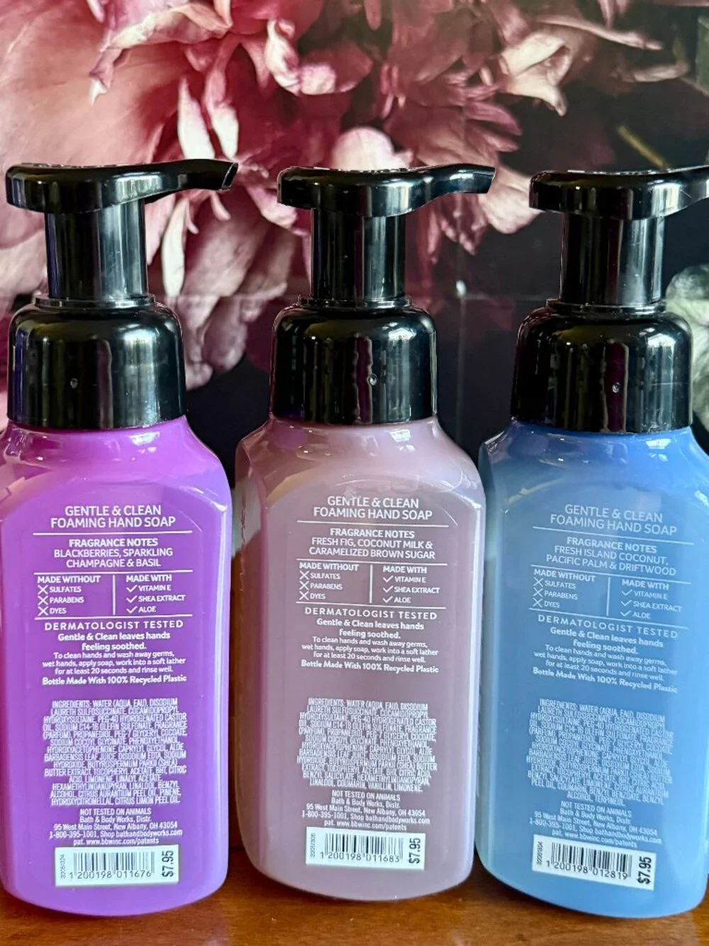 NEW 3-Pc Foaming Hand Soap Bath & Body Works TRIO